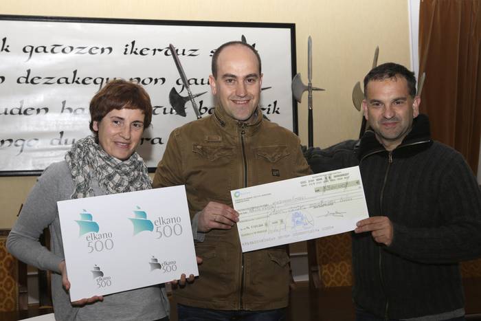 Valen Garciak irabazi du Elkano 500 logotipo lehiaketa