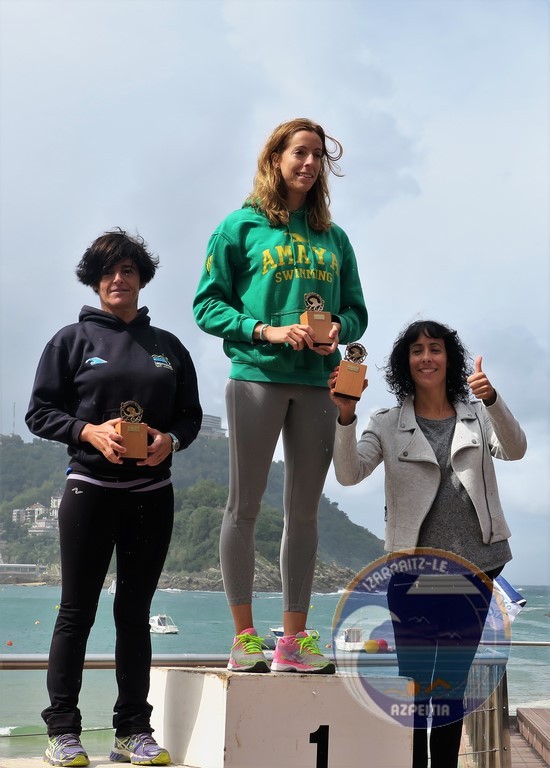 Izarraitz Elkartekoek bi postu eskuratu dituzte podiumean, Kontxa Badiako 74. igerialdian