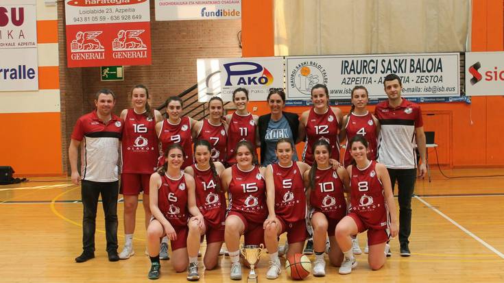 Liga irabazita, mailaz igo da Olakor ISB taldea