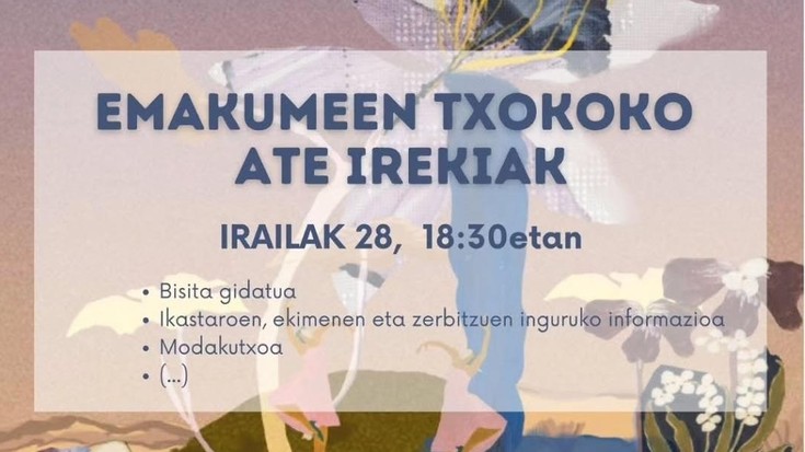 Emakumeen Txokoan ate irekien saioa
