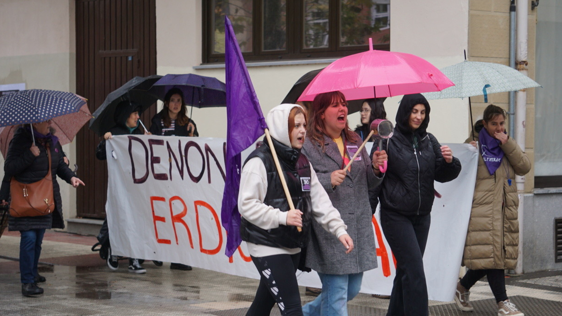 Greba egunaren lehen balorazio positiboa egin du Orioko Mugimendu Feministak