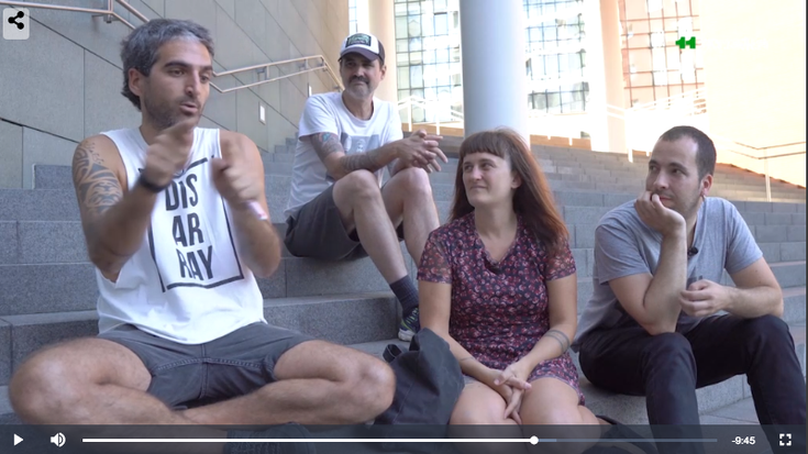 Bideoa: Occhi di Farfalla taldea 'MusikaZuzenean TB' saioan