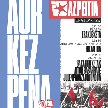 Gazte Topagune Sozialistaren aurkezpen ekitaldiak