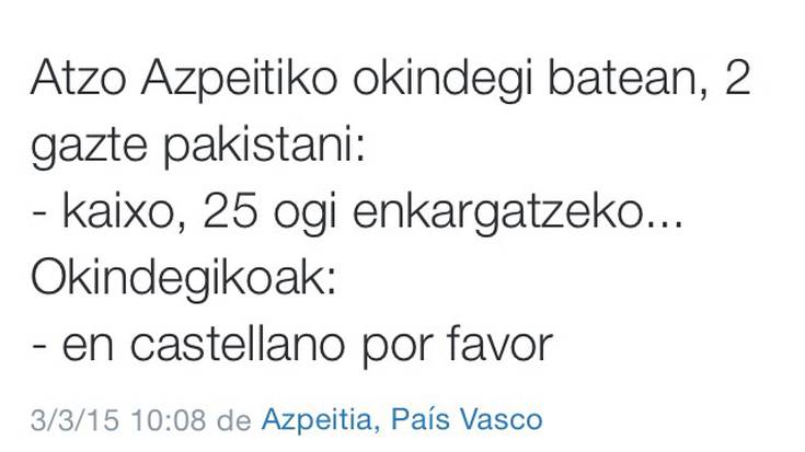 Mikel Odriozolaren txioa zeresana ematen ari da