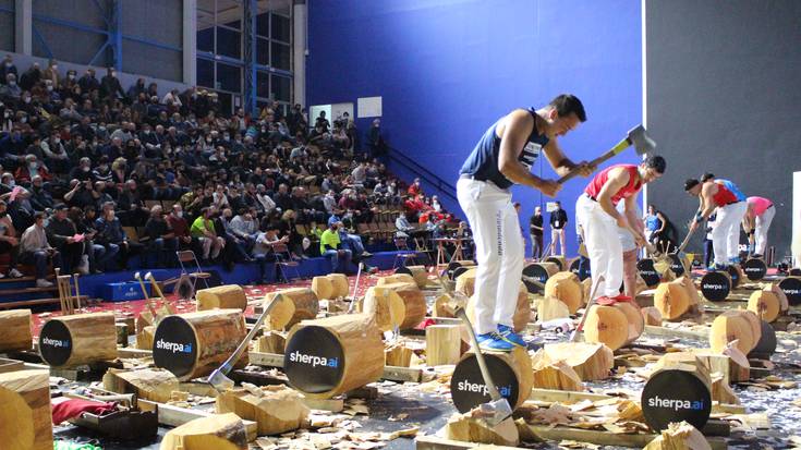 Denbora bikaina eginda, Aizkolari Txapelketa Nagusirako txartela lortu du Mikel Larrañagak