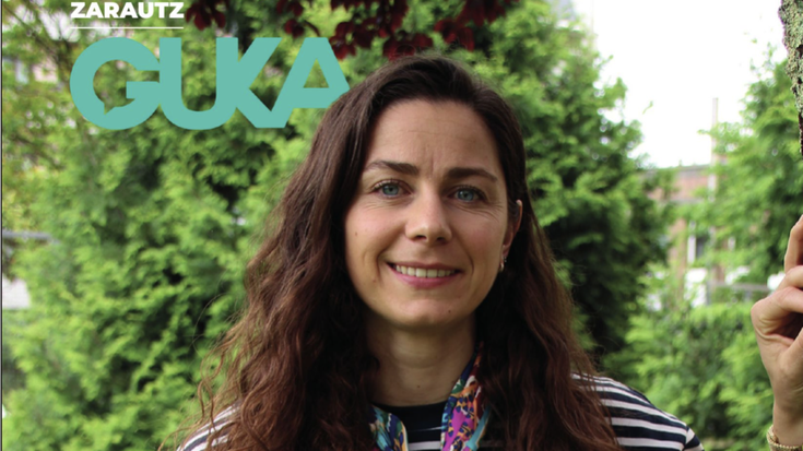 Alba Menendez, Marta Arribas eta Ibon Fernandez protagonista, uztaileko Zarautz Guka aldizkarian