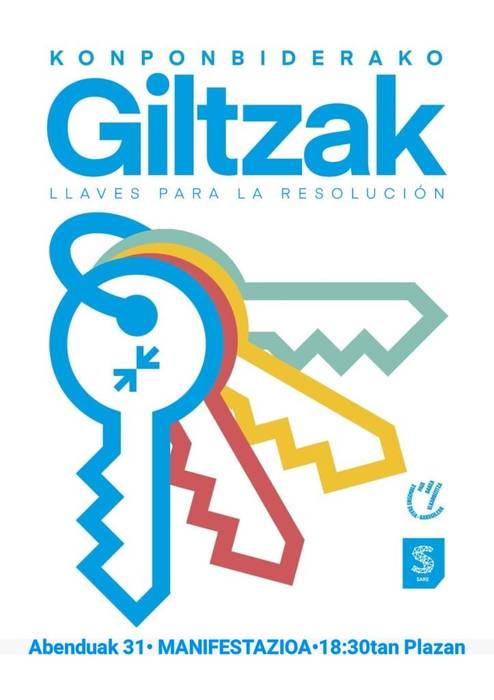 'Konponbiderako giltzak' lelopean, manifestazioa