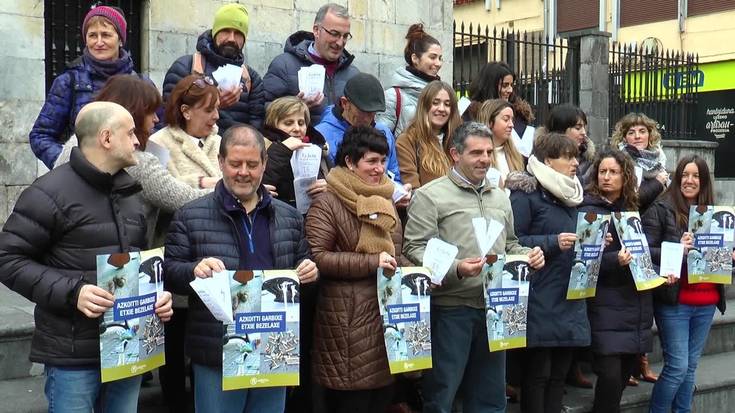 “Azkoiti garbixe etxie bezelaxe” ekimena aurkeztu dute