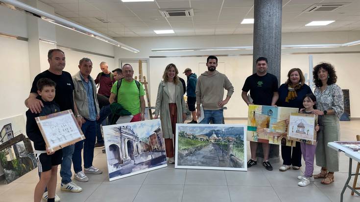 Mikel Sanz iruindarrak irabazi du Kale Pintura Lehiaketaren sari nagusia
