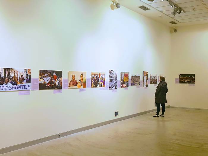 Indarkeria matxistaren aurkako erresistentzia, Oxford aretoko erakusketan