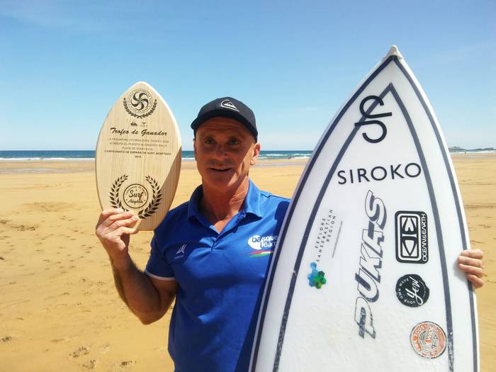 Aitor Frantzesena, 'Gallo', Espainiako txapeldun surf egokituan