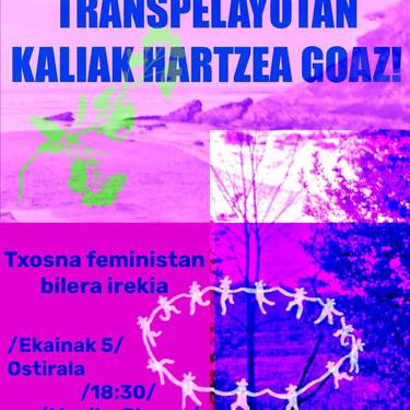 Bilera: sanpelaioetako txosna feministaren inguruko bilera irekia