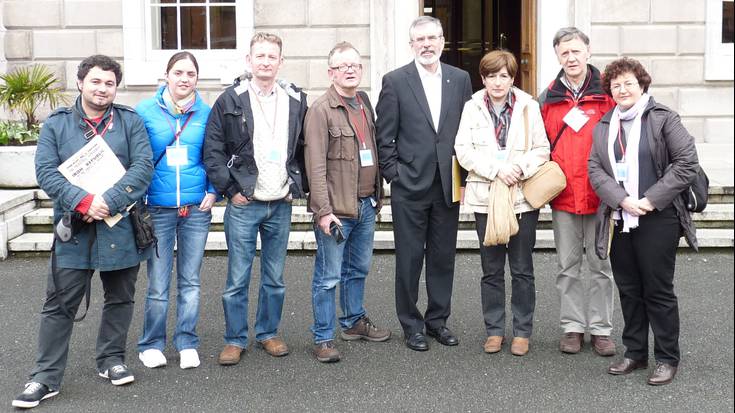 Azpeitiarrak Gerry Adamsekin Dublinen