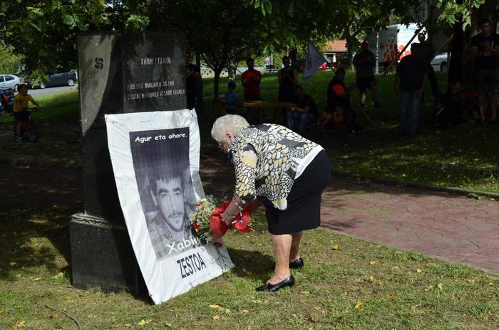 Xabin Etxaideren hilketaren urteurrenean, omenaldia egingo diote larunbatean