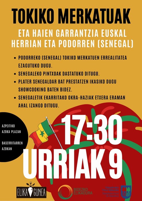 Jardunaldia: 'Tokiko merkatuak eta haien garrantzia Euskal Herrian eta Podorren'