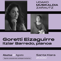 Udako Musikaldia 2024: Goretti Eizaguirre