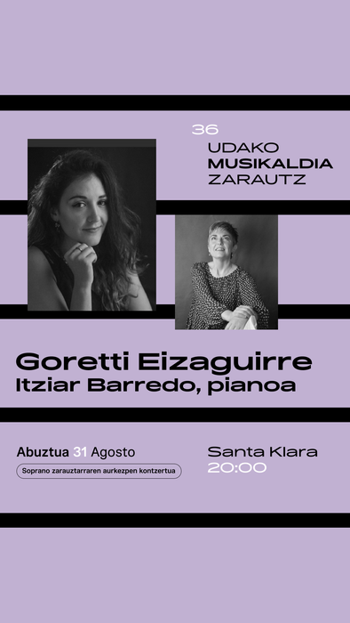 Udako Musikaldia 2024: Goretti Eizaguirre