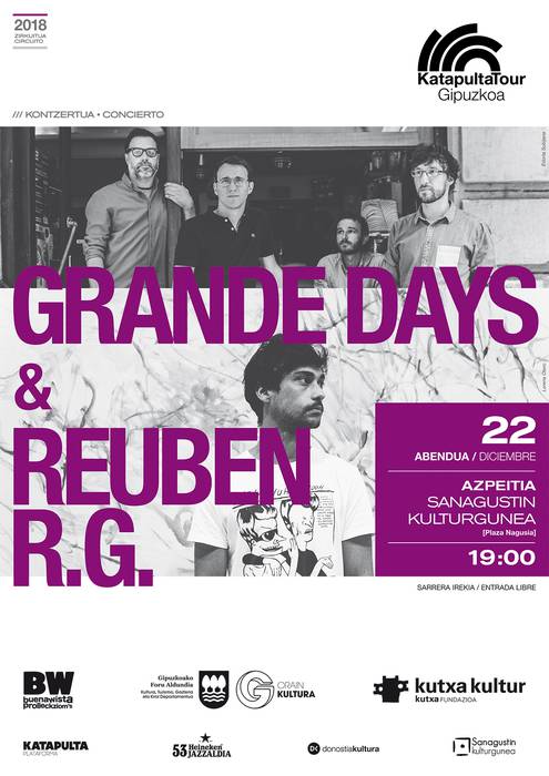 Kontzertua: Grande Days eta Reuben RG