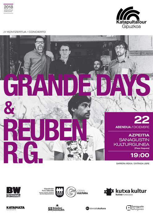 Kontzertua: Grande Days eta Reuben RG