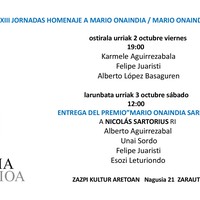 Hitzaldia: 'Autogobernuaren etorkizuna: “Estatus berria” edo bultzada federala' hitzaldia