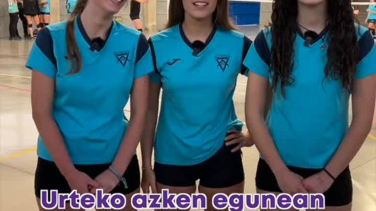 Aiztondo NKT boleibol taldeko kideak, Matx-en galdetegi azkarrean