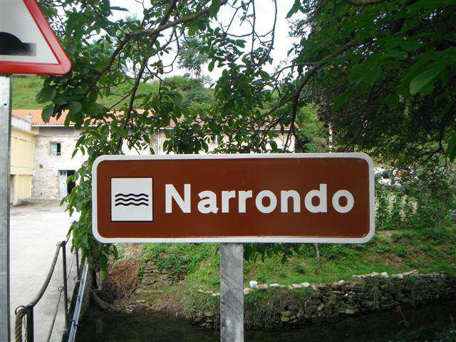 IRUDIA: Aldatu dute Narrondoko seinalea