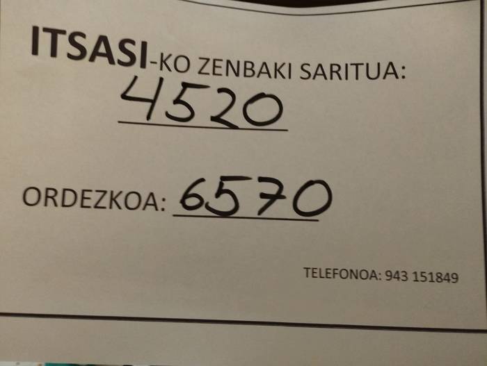 Itsasiren otarreak badu zenbaki saritua: 4.520