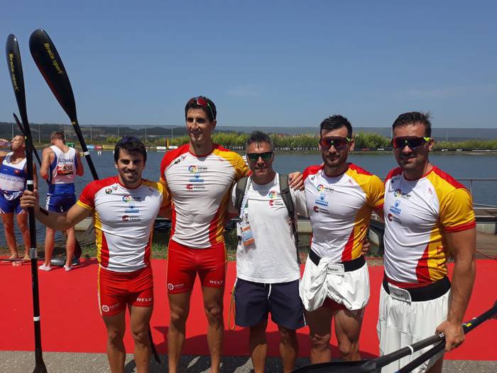 Iñigo Peñak brontzezko domina lortu du K-4an