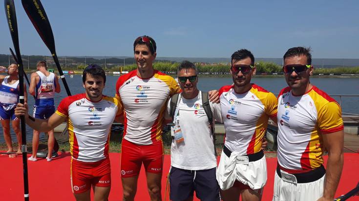 Iñigo Peñak brontzezko domina lortu du K-4an