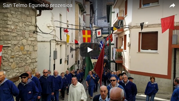 BIDEOAK: San Telmo Eguna ari dira ospatzen Zumaian