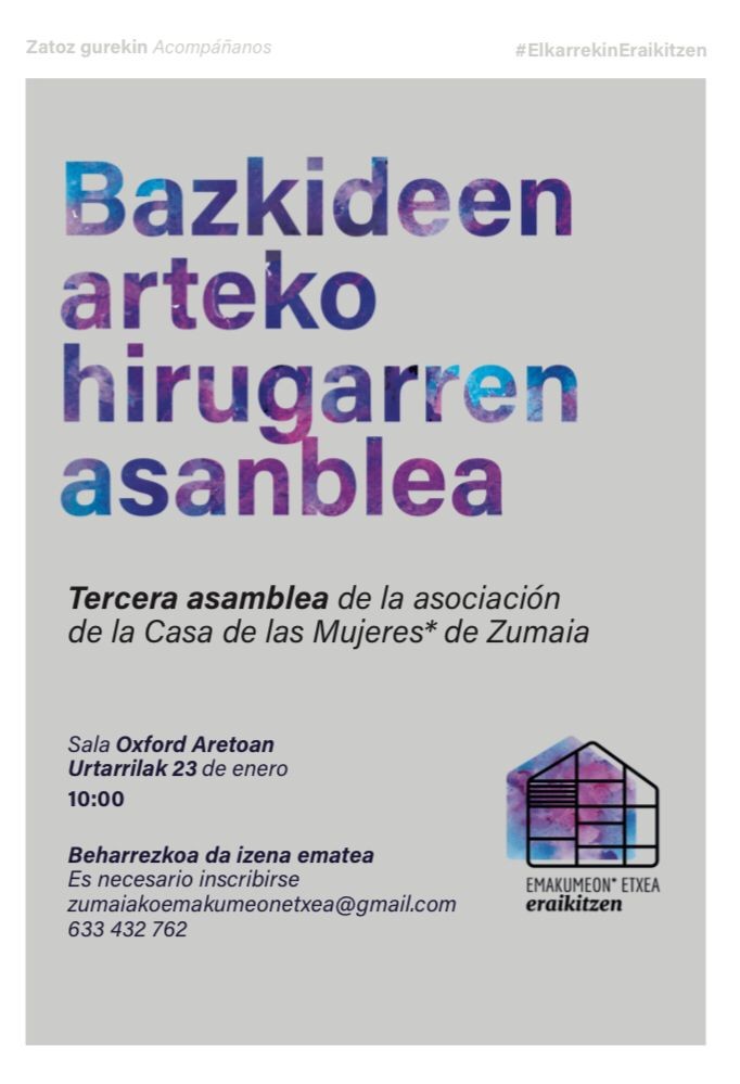 Emakumeon* Etxeko bazkideen hirugarren asanblea