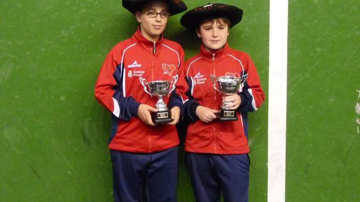 Unax Yeregui eta Luken Aizpurua, zesta puntako Gipuzkoako txapeldun