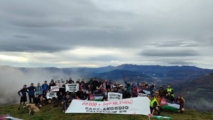Palestinar erresistentziaren aldeko mendi erronkaren bideo laburpena