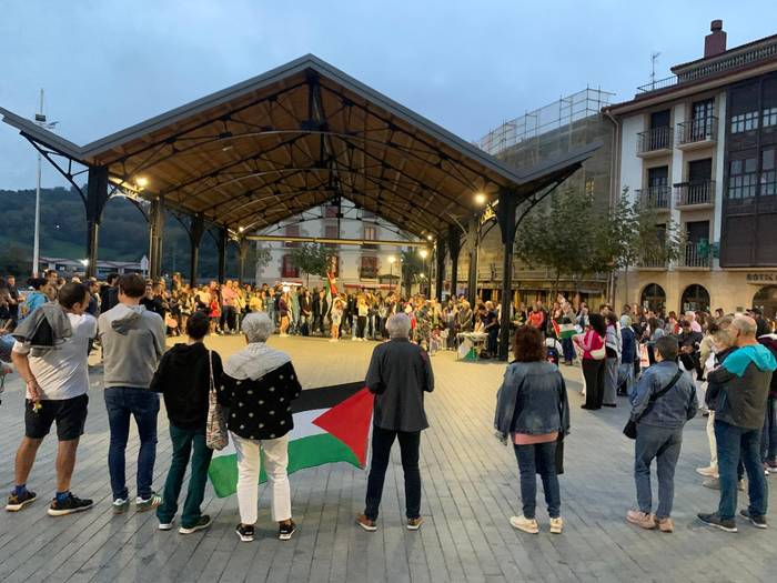 Palestinako egoera ikusarazteko taldea sortu dute Orion