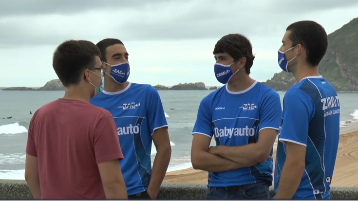 "Segurtasuna ematen du harrobiko gazteekin traineru ia osoa osatzea"