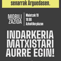 Elkarretaratzea: Arguedasko hilketa matxistaren kontra