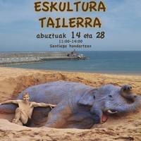 Hondarrezko eskultura tailerra egingo da bihar eta hilaren 28an Santiagon