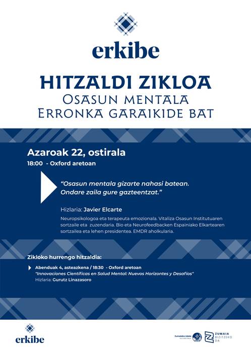 Hitzaldia: 'Innovaciones científicas en salud mental: nuevos horizontes y desafíos'