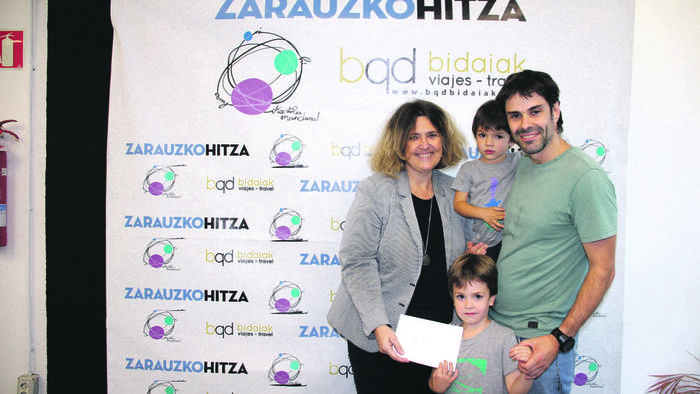 Zarauzko HITZAren Kilometroetako photocall-ak badu sariduna