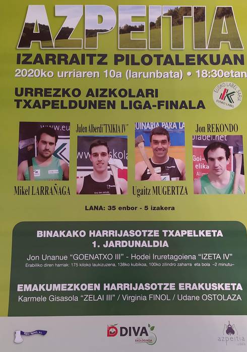 Urrezko Aizkolari Txapeldunen Ligako finala