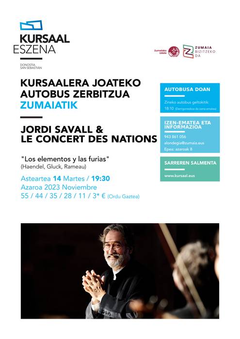 Jordi Savallen kontzerturako autobusa