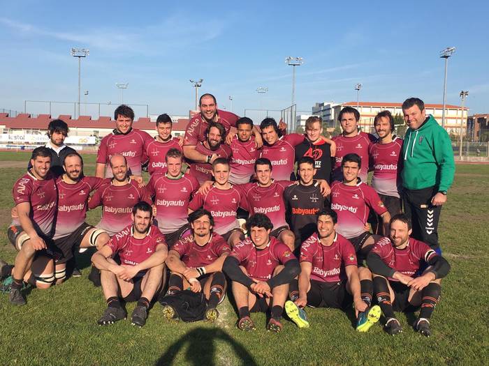Babyauto Zarautz Rugby taldeak seigarren postuan sailkatuta bukatu du liga