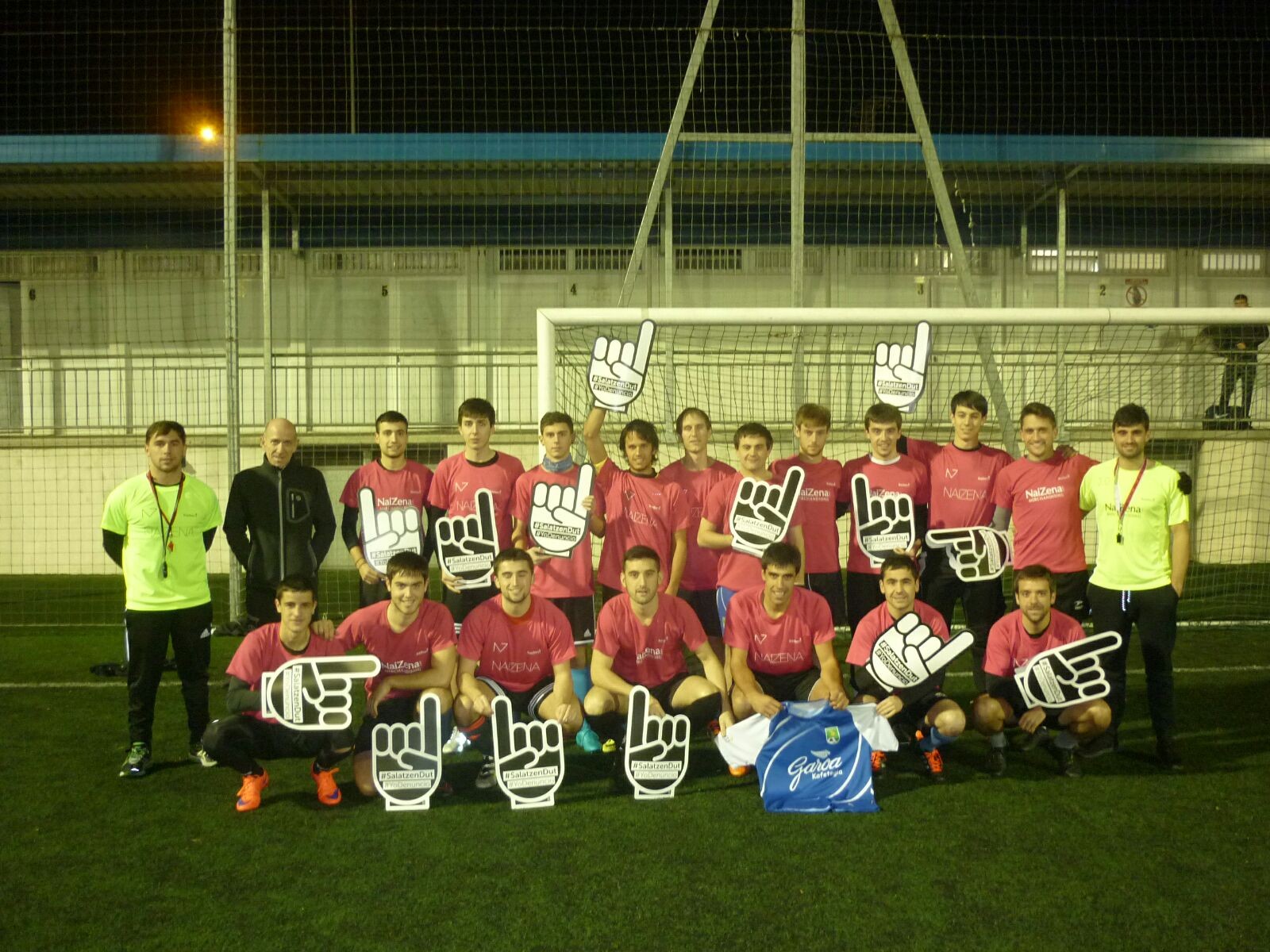 Ikasberri Futbol Taldekoek ere #SalatzenDut eta #u14Bilbora