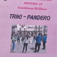 Musika saioa: trikitia eta panderoa