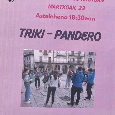 Musika saioa: trikitia eta panderoa