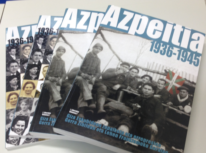 Memoria historikoa zabaltzeko liburuak banatuko ditu Azpeitiko Udalak