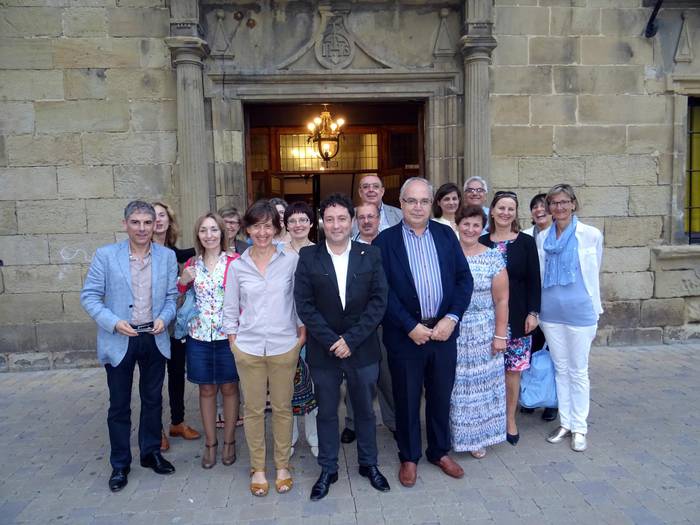 Zarauzko Udalak harrera egin die Europako Hezkuntza ikuskariei
