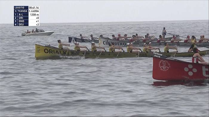 Orio eta Badok 13 fin ibili dira Euskadiko Traineru Txapelketan