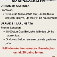 Gau Beltza Aizarnazabalen