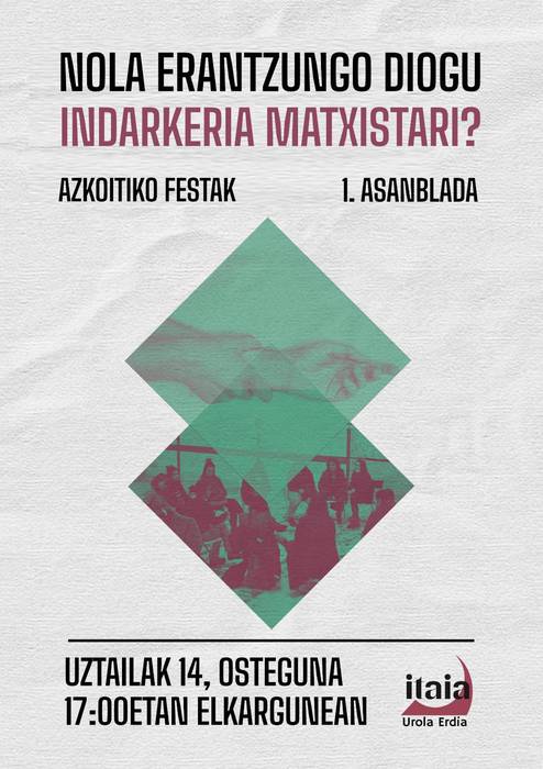 'Nola erantzungo diogu indarkeria matxistari?' asanblada
